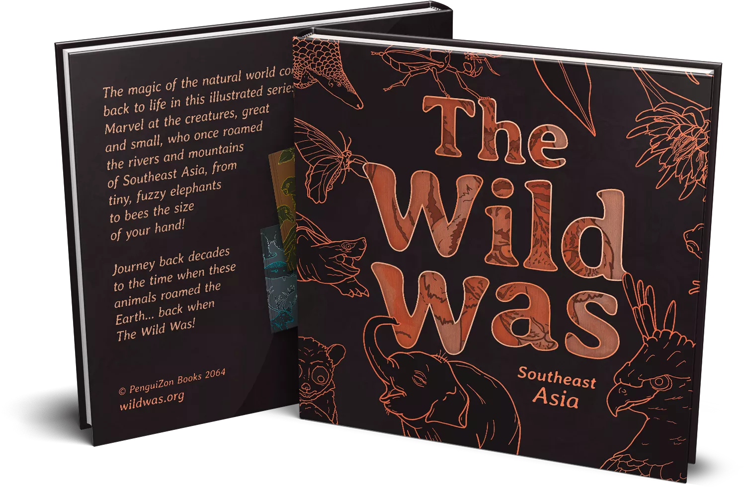 The Wild Was book rendered in 3D